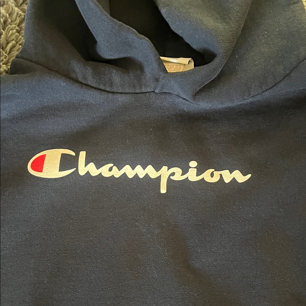 Champion Navy Blue Hoodie - Picture 4 of 4